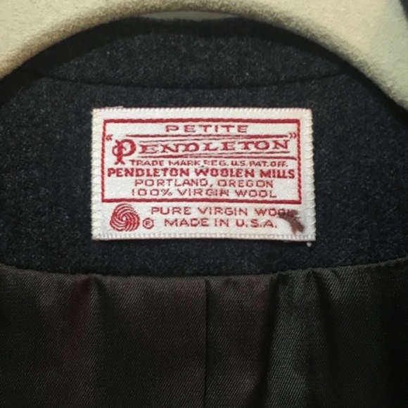 💎 VINTAGE PENDLETON VIRGIN WOOL BLAZER - Picture 6 of 8